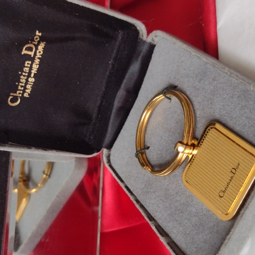 Christian Dior Classic Men's Keyring in Original 🎁 NWT - Picture 1 of 6